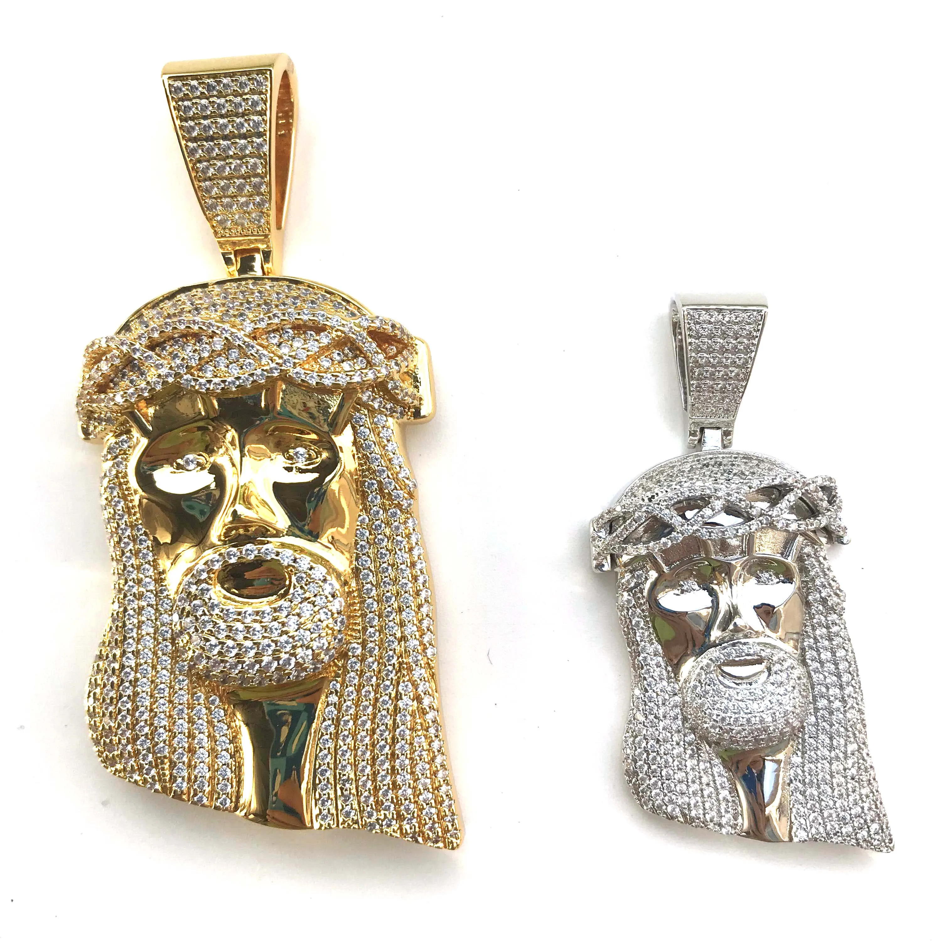 

High quality Iced out Gold plating Jesus pendant