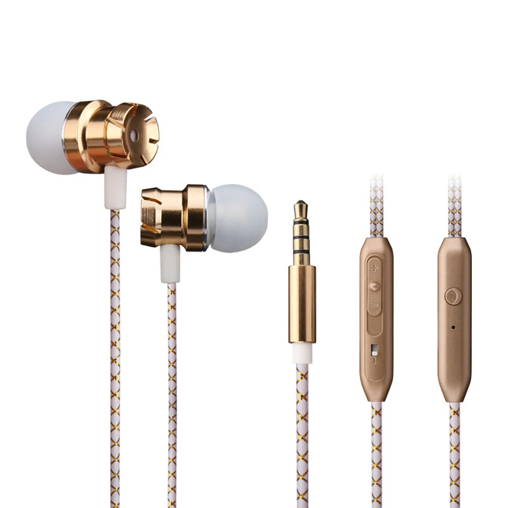 Type-C Metal Earphone for Oneplus 8 7 Pro In-ear Mic Wire Control Bass Magnetic Headset Earbuds for iPhone 12 13 Huawei P40 Pro running headphones