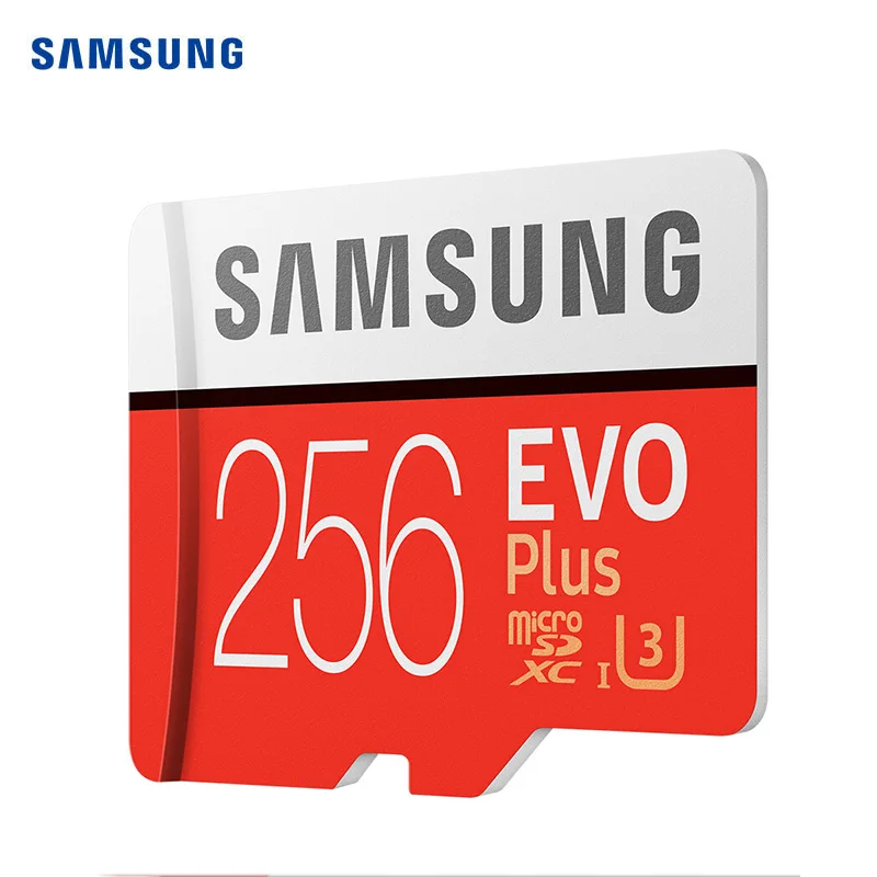 SAMSUNG micro sd карта 256GB карта памяти EVO+ EVO Plus microsd КЛАСС 10 TF карта C10 95 МБ/с. tarieta micro sd картао де мамория