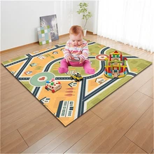 Большой декоративный домашний отель прямоугольный ковер полиэстер мягкий машинный моющийся салон гостиная ковер пол игровой коврик