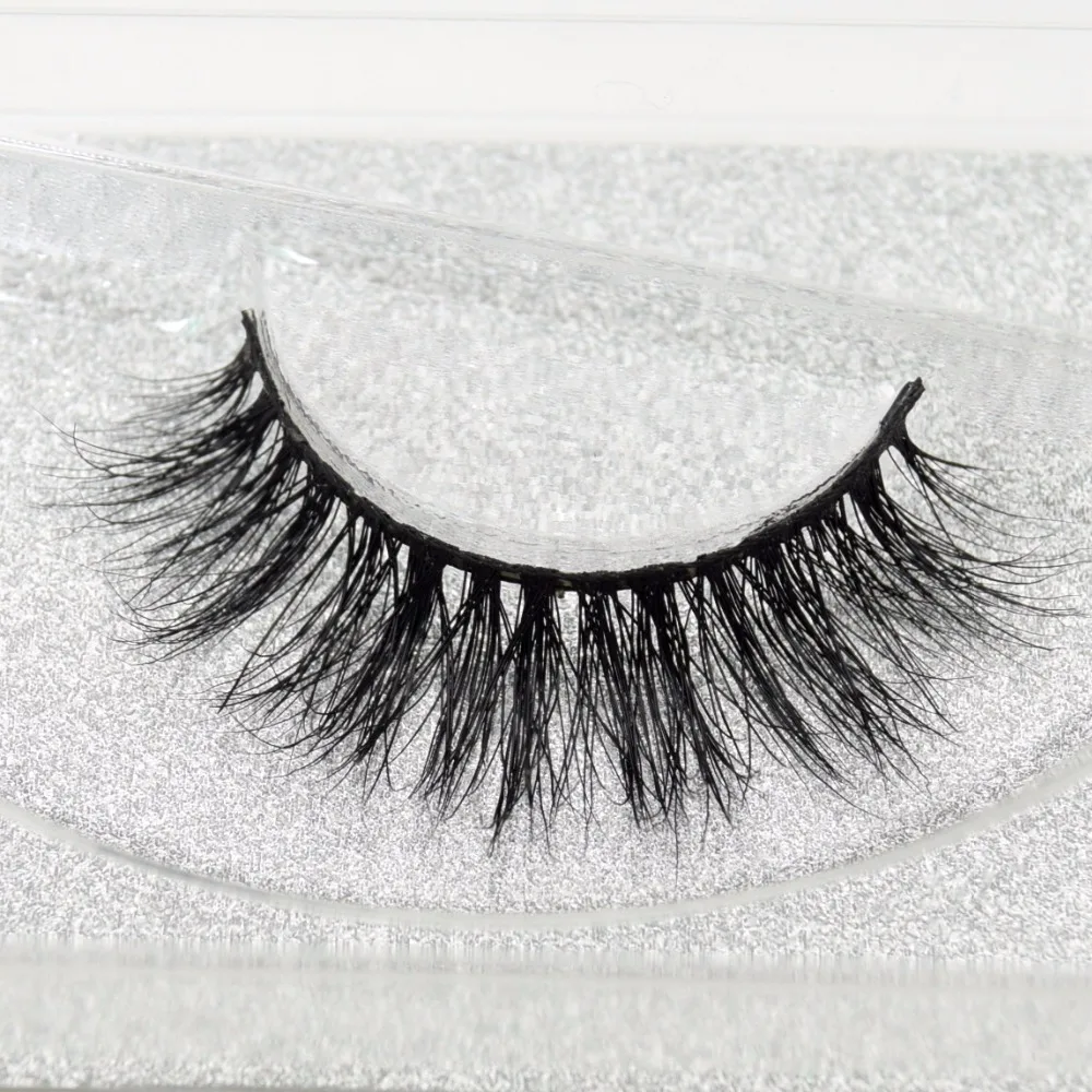 

Visofree Eyelashes 3D Mink Lashes natural handmade lashes long soft false eyelashes 1 pair glitter packing Mink lashes D102