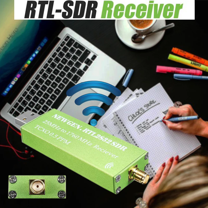 USB2.0 RTL SDR ТВ сканер приемник 0 5 PPM TCXO RTL2832U R820T2 тюнер палочка AM FM NFM DSB LSB SW программно