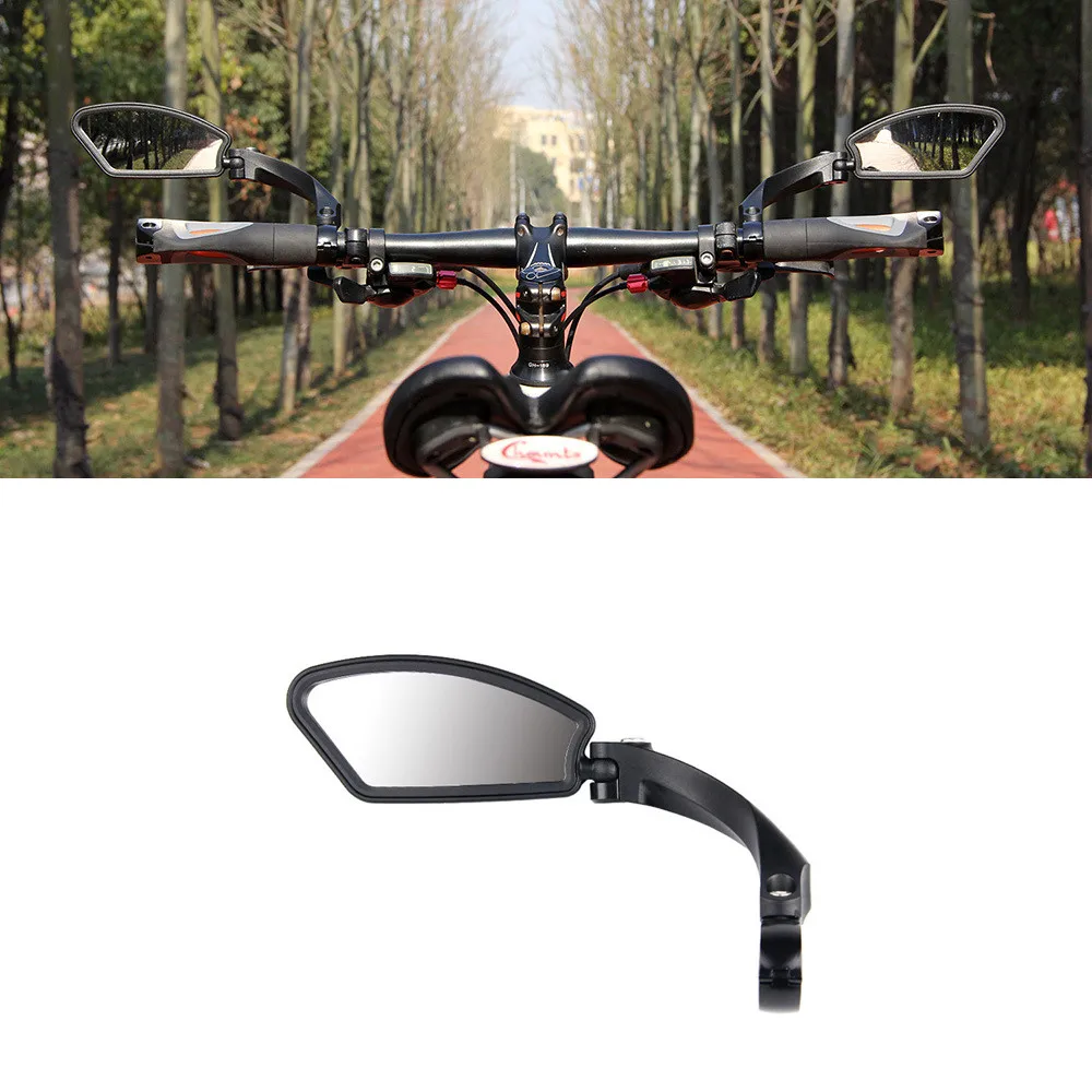 

Bike Tool Bicycle Accessories Bicycle Bike Cycling Handlebar Rear View Rearview Mirror Rectangle Back Dropshipping Z0527