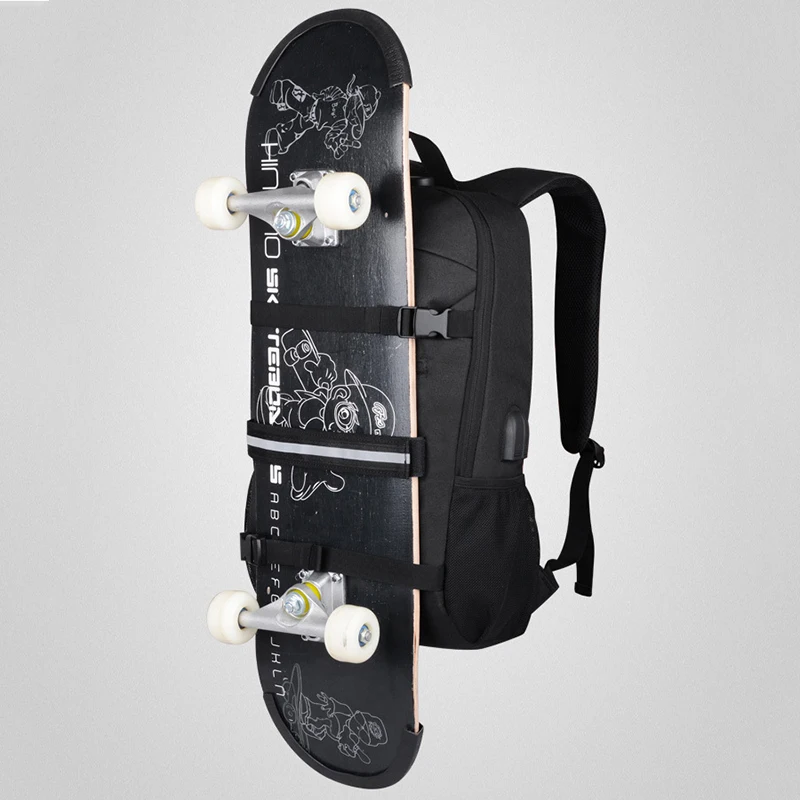 US $25.70 Men Backpack Anti Theft Laptop Rucksack Usb Charging Teenager Boys Skateboard Bag Waterproof School Bags Escolar Mochila Xa101zc