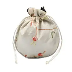 1 шт. традиционный Шелковый Дорожный Чехол классический китайский вышитые украшения упаковка сумка Организатор сумки