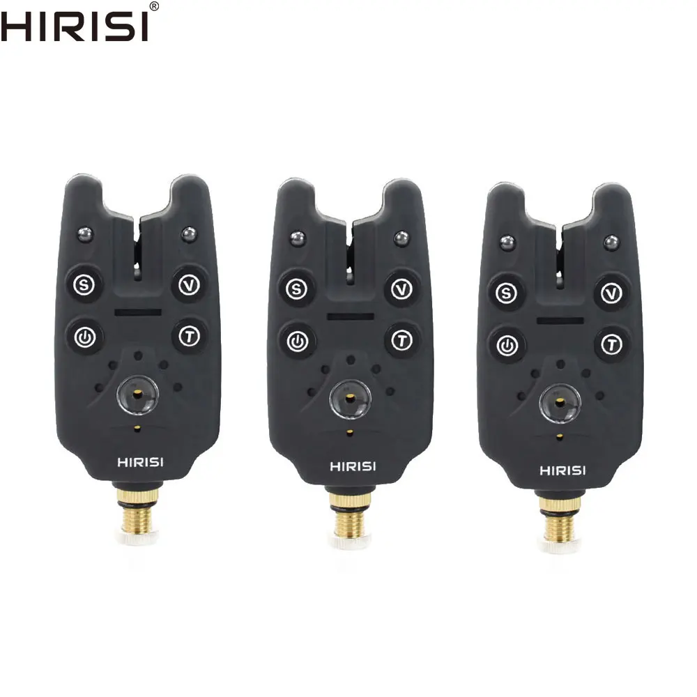 

3 x Carp Fishing Bite Alarms Indicator with Volume Tone Sensitivity Control Sound and LED Alarming