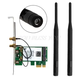 2,4/5 ГГц Dual Band Беспроводной Desktop WiFi WLAN карта 300 м PCI-E X16 X1 компьютер