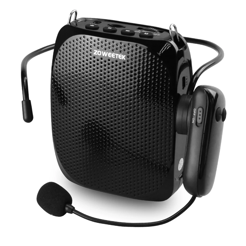 Ultra sem Fio Altifalante de Áudio Amplificador de Voz para Professores Zoweetek Portátil Mini Guia Turístico Yoga Instrutor Uhf Usb - Image 2