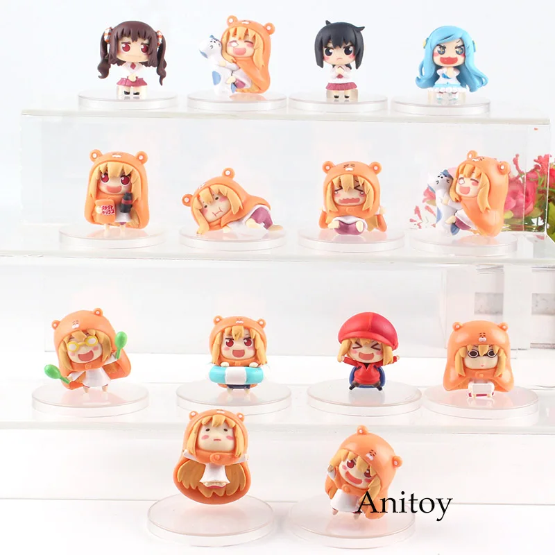 Himouto Umaru-chan himouto umaru chan рисунок мультипликационный персонаж дома Умару кукла ПВХ Фигурка Набор Коллекционная модель игрушки