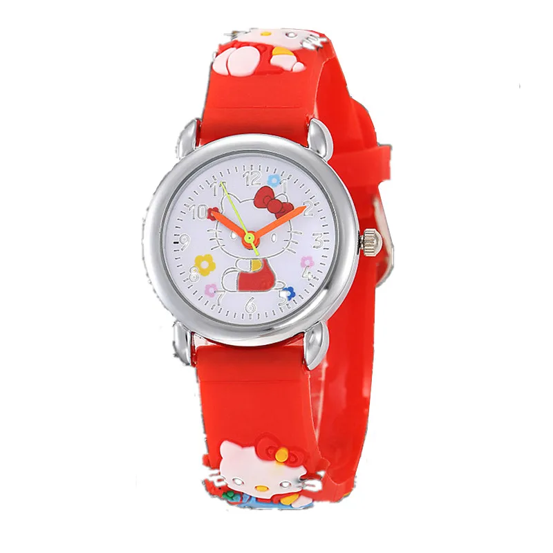 Детские часы с суперменом для мальчиков, милые розовые часы для девочек, детское платье с рисунком, Saats, 3D резиновый ремешок, Enfant Rejores, часы с Микки Маусом