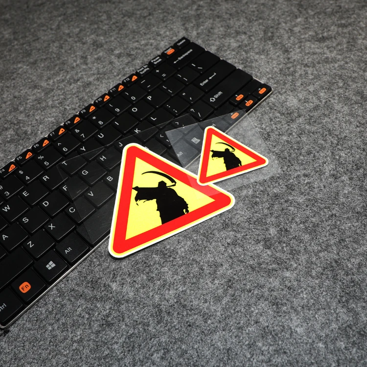 

GalonDeco MOTO GP Triangle Reflective Warning Mark Reflective Stickers for Motorcycle Rear Mudguard Waterproof Individual Decals