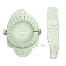 Набор из 2 предметов, креативная ручная кухонная пельменница, обернутая для приготовления пельменей, пресс-форма, ручной зажим