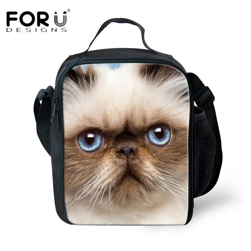 FORUDESIGS Cute 3D Cat Lunch Box For Kids Animal Child Food Fresh Keep