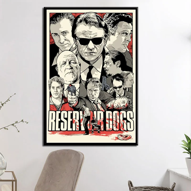 P252 Tank Dogs Quentin Tarantino Классическая серия фильмов винтажная художественная роспись
