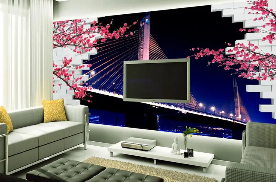 3d壁紙カスタム3d壁の壁画壁紙梅テレビ設定壁クロス海ブリッジ夜白レンガの壁3dリビングルーム Wallpaper Seamless Wallpaper Vinylbrick Mold Aliexpress 3d壁紙カスタム3d壁の壁画壁紙梅テレビ設定壁クロス海ブリッジ夜白レンガの壁3dリビングルーム Wallpaper Seamless Wallpaper Vinylbrick Mold Aliexpress