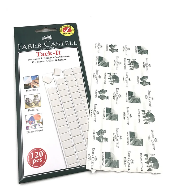 

10packs White 75g Reusable Adhesive Clay For Home Office School Removable Adhesive Putty Tabs TACK IT Clay School Glue