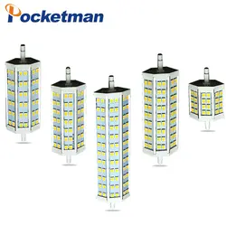 R7S LED 16 Вт 13 Вт 10 Вт 8 Вт Свет кукурузы затемнения SMD5050 J78 5 Вт J118 J135 j189 прожектор Заменить галогенная лампа, прожектор