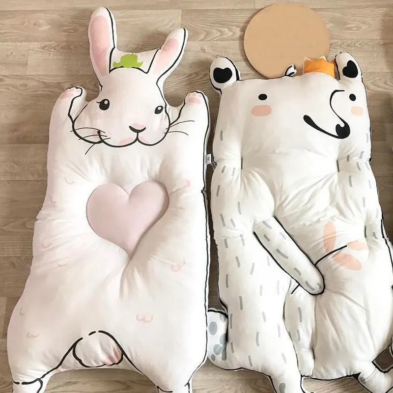 MOTOHOOD Cotton Baby Crawling Mats Game Blanket Floor Playmats Carpet with Cute Bear Rabbit Shape Kids' Room Decoration   (17)