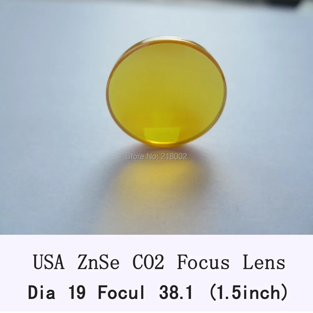 

USA CVD ZnSe Focus Lens 19mm Dia 38.1mm Focal for CO2 Laser co2 laser engrave machine co2 laser cutting machine