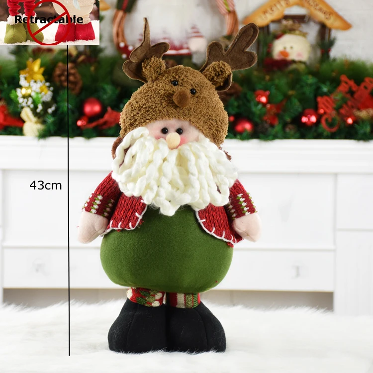 Рождественские украшения для дома Рождественские куклы Санта Клаус игрушки стоят статуэтки украшения Рождественский подарок для детей - Цвет: santa claus 215