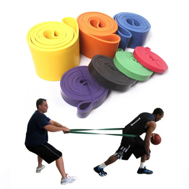 

2019 Natural latex 41" Strength Crossfit Power Lifting Pull Up Strengthen Muscles Band Resistance Bands Loop Fitness