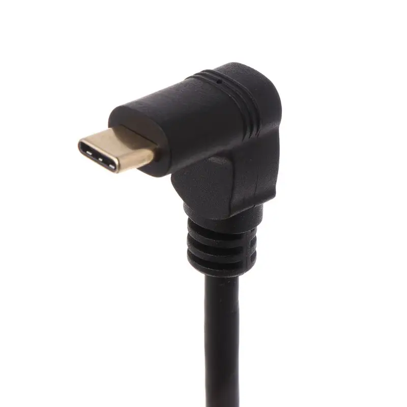 Высокоскоростной позолоченный USB 3,1 Мужской до 90 градусов локоть Дизайн Женский удлинитель Кабель для зарядки передачи данных адаптер конвертер