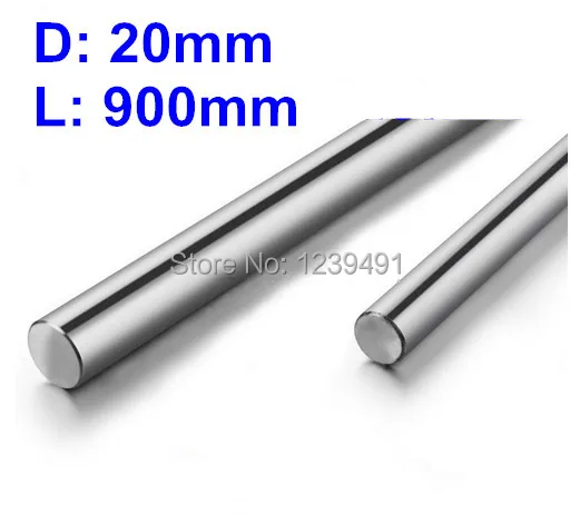 

1pcs 20mm-L900mm Chrome Plated Linear Round Shaft