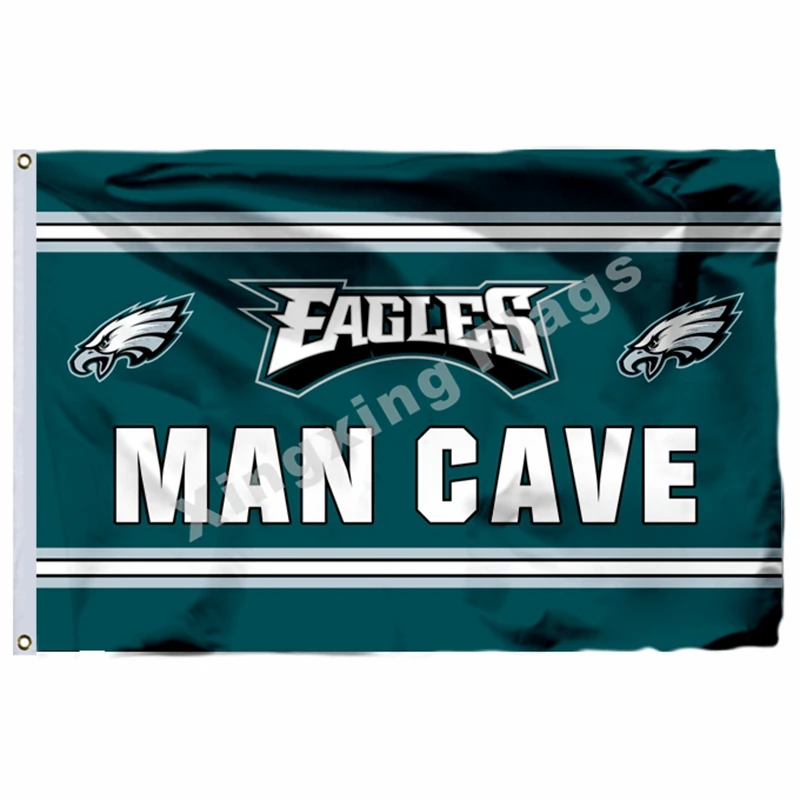 Philadelphia Eagles Man Cave Flag 3ft X 5ft Polyester NFL1 Philadelphia