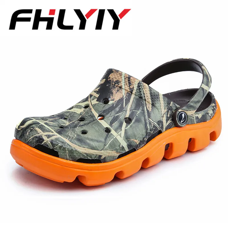 

Men's Croc Shoes Sandals Slipper New Summer Lightweight Flip Flop Hollow-out Male Water Beach Shoes Zapatos Mujer for Men