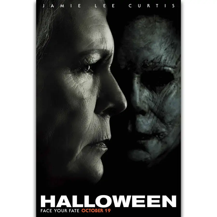 Halloween Movie Poster Laurie Strode Horror 2018 Film Print 13x20/" 24x36/" 27x40/"