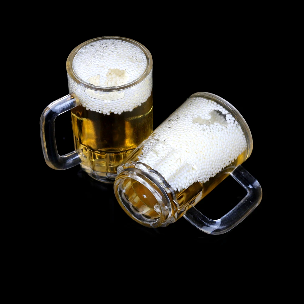 

1 cups of Summer must have beer with bubbles mini furniture model accessories MINI Dollhouse