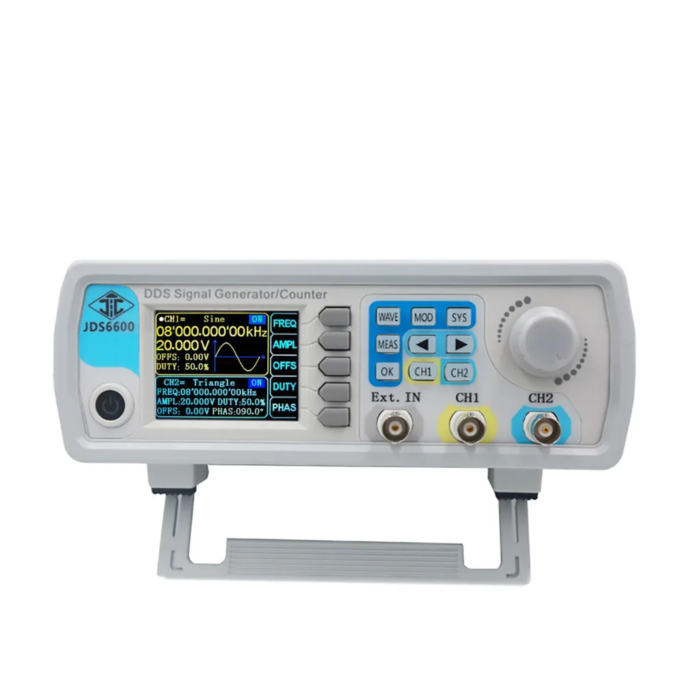 JDS6600 60 МГц LCD цифровой контроль произвольная волна DDS генератор сигналов