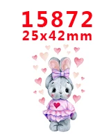 15872 30 шт мультфильм персонаж плоское украшение из смолы PR 15186 - Цвет: 15872