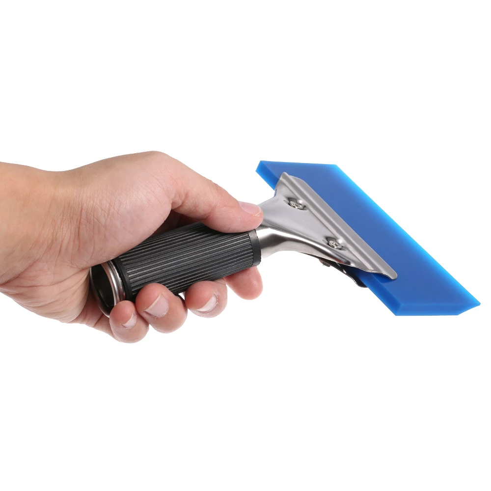 Universal New Window Film Tint Tools Blue Squeegee With Handle For Car Film