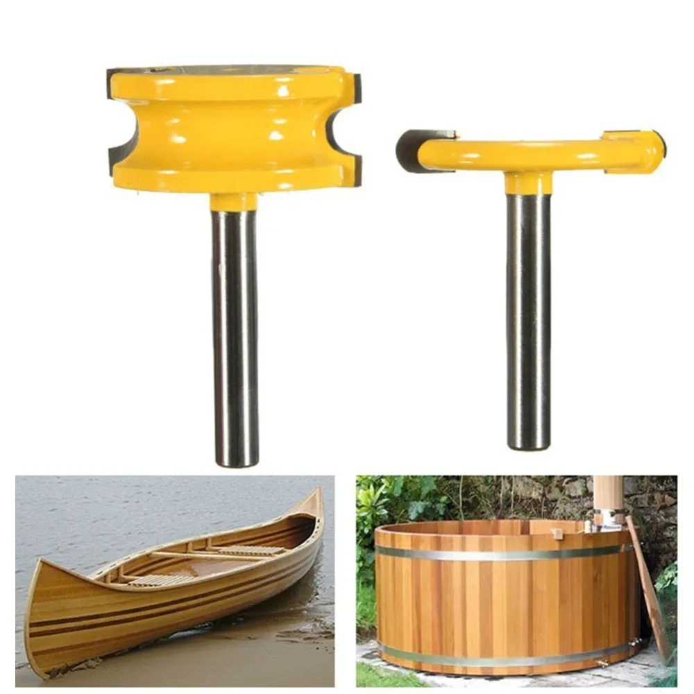 

2pcs/set High Quality Router Bit 1/4" Shank 1/4" Diameter Canoe Flute & Bead Router Bit Sets For Woodworking Cutting Tool