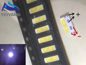 

1000pcs SPECIAL-2 For LG LED LCD Backlight TV Application LED 1W 6V 7020 Cool white LCD TV Backlight TV Application BD72K LED