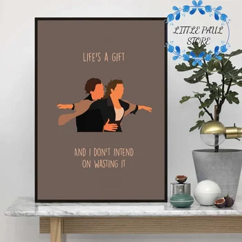 

Titanic Art Canvas Poster Movie poster Wall Pictures for Living Room No Frame