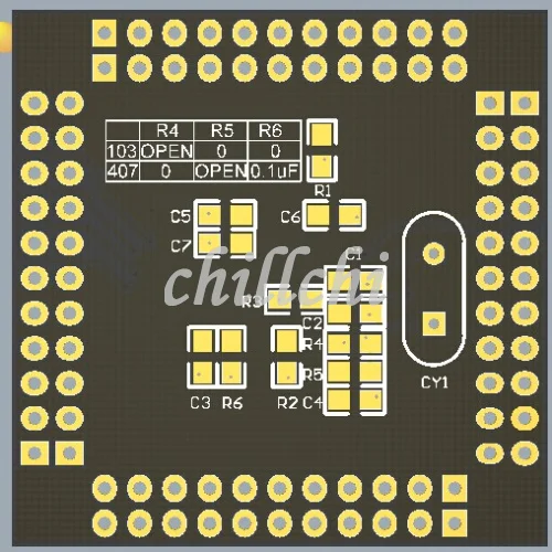 Vct6 STM32F103VET6/STM32F407VET6 Минимальные системные платы основной плате передачи доска пространство доска