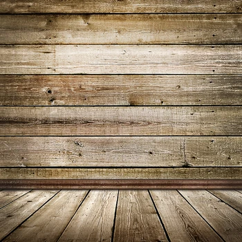 

Brown Wood fence Wood Floordrop Custom Photo Prop backdrop backgrounds 5ftX7ft D-526