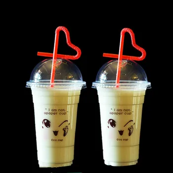 

1000pcs Ferimo Disposable PP plastic cup 95 caliber high transparent tea coffee drink packaging cup wholesale customizable logo