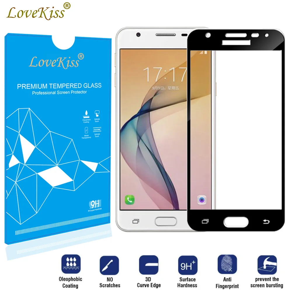9H Curved Coverage For Samsung Galaxy J5 Prime J5Prime On5 2016 G570
