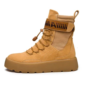 

Women's shoes 2019 autumn and winter new Martin boots tendon thick bottom in the desert boots