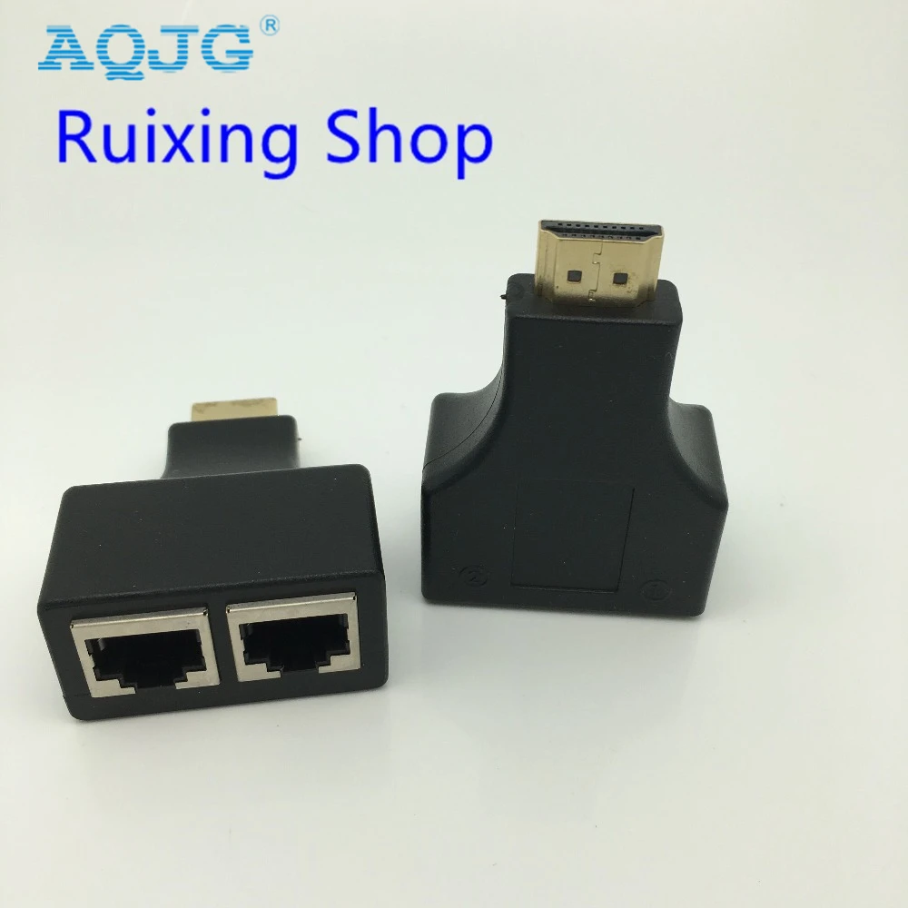 1pair HDMI Over RJ45 CAT5e CAT6 UTP LAN Balun Extender