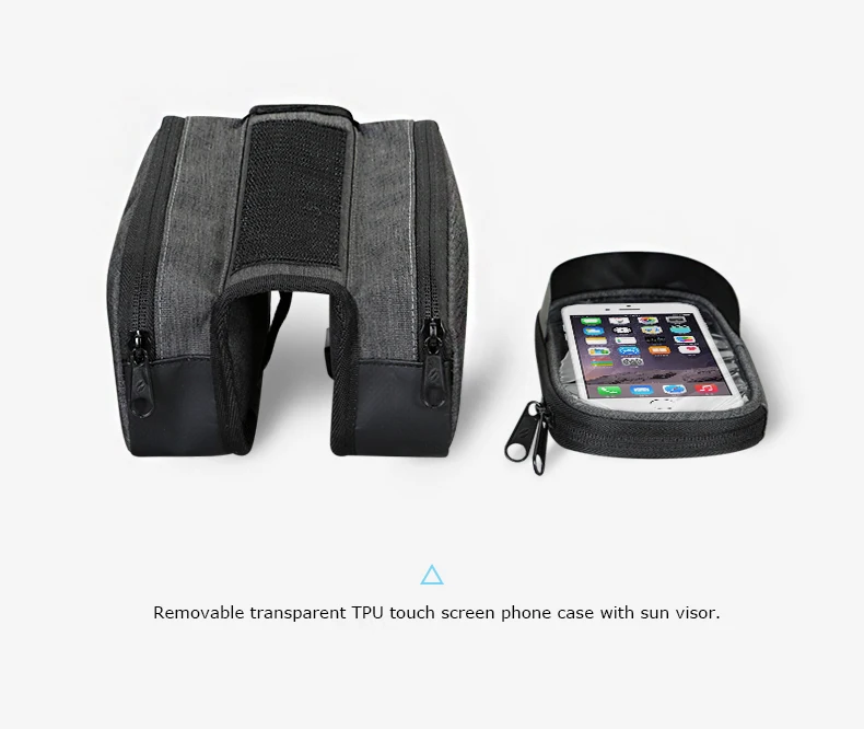 Sale Roswheel Sahoo Series 122007 Touch Screen Bike Cell Mobile Phone Bag Front Frame Top Tube Cycling Pouch Double Bicycle Pannier 9 Sale Roswheel Sahoo Series 122007 Touch Screen Bike Cell Mobile Phone Bag Front Frame Top Tube Cycling Pouch Double Bicycle Pannier 9
