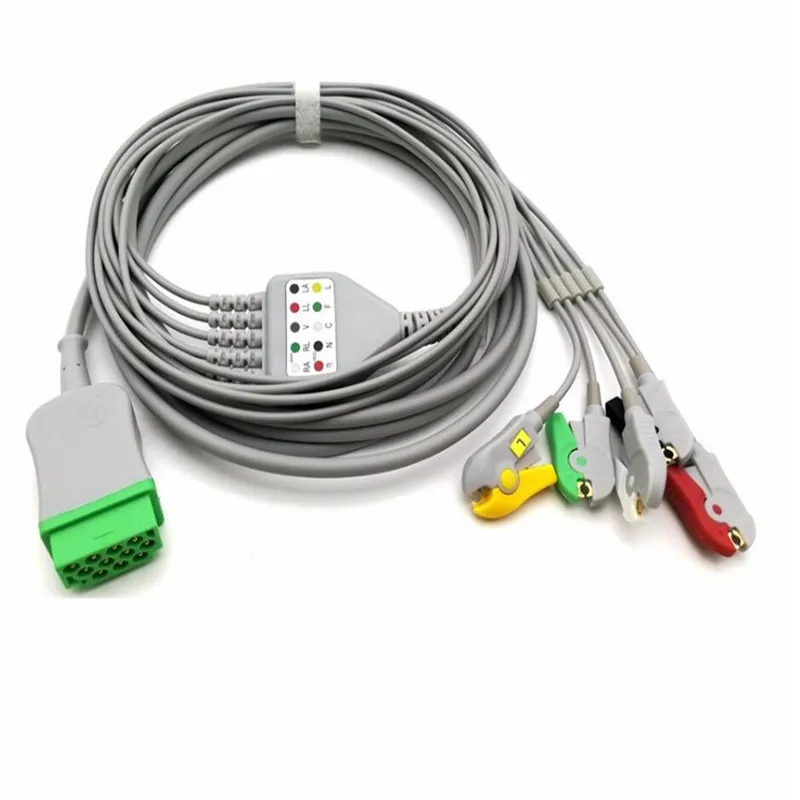 Совместим с GE Dash PRO 1000 2000 Solar 9500 5 свинцовые провода IEC клип конец 11 pin один кусок