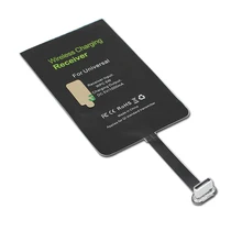 Qi беспроводной зарядный приемник для iPhone 7 7 Plus 6 6s 6s Plus 5 5S SE универсальный тип C зарядное устройство адаптер для samsung S8 Plus S8