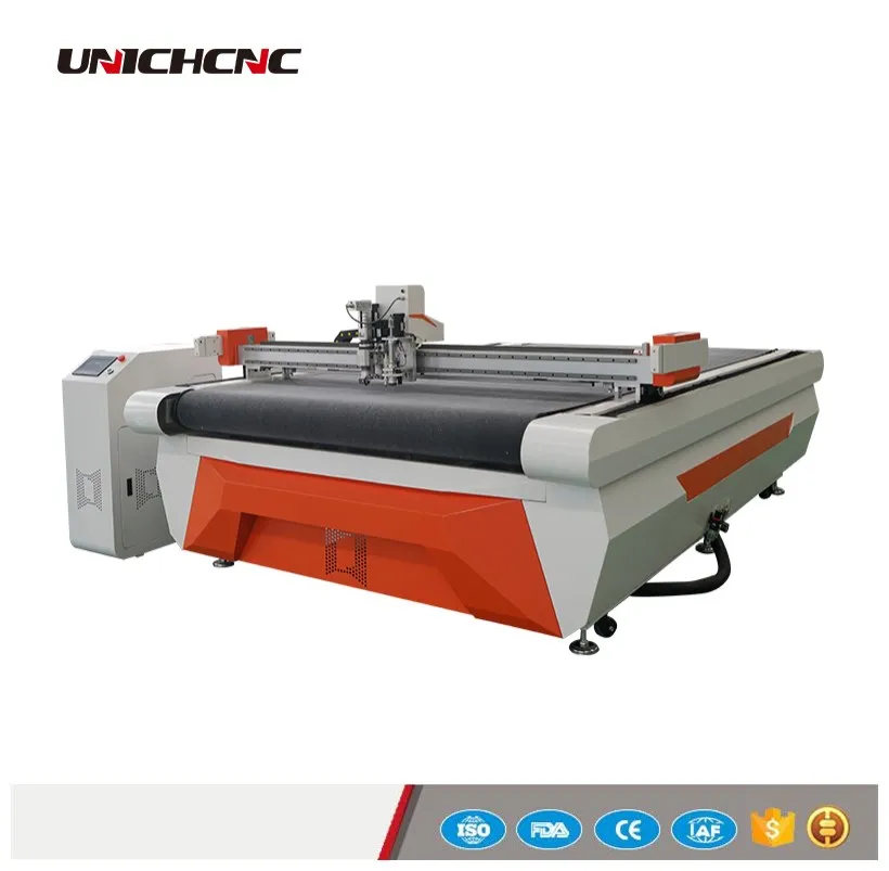 

High performance leather gloves cutting machine