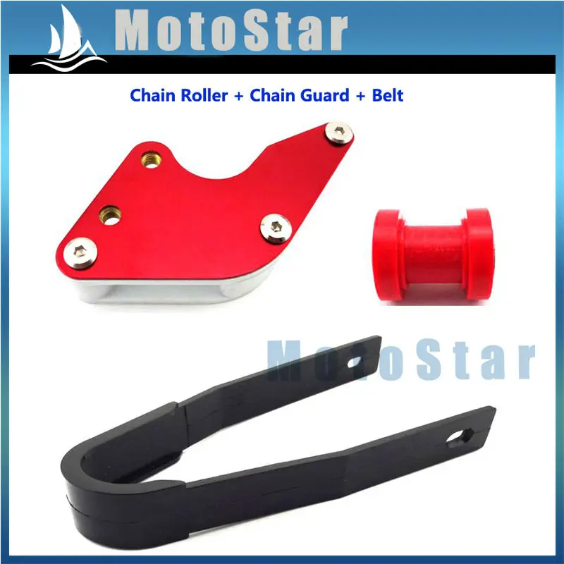 Chain Slider Red 8mm Chain Roller Chain Guide For Chinese Pit Dirt Bike 50cc 70cc 80cc 90cc