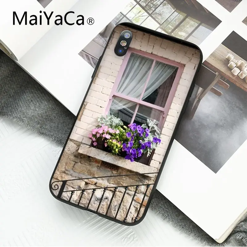 Travel Places Windows Flower Garden Romantic Life