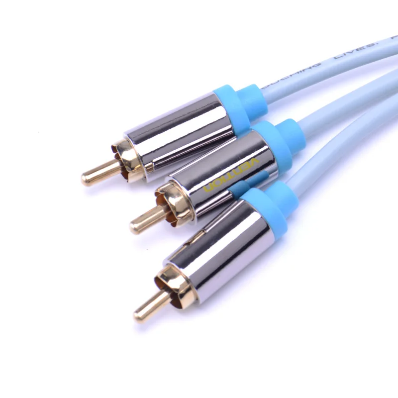 Vention позолоченный 3 5 мм разъем для 3RCA аудио кабель папа RCA Aux домашнего кинотеатра